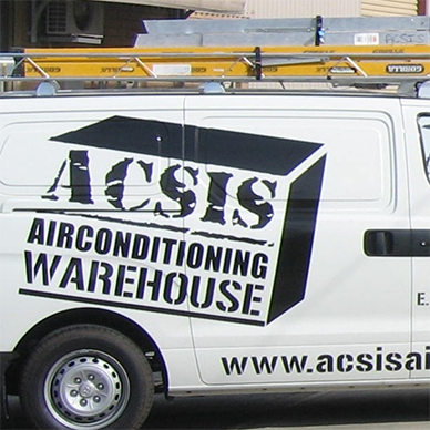 The acsis airconditioning warehouse van.