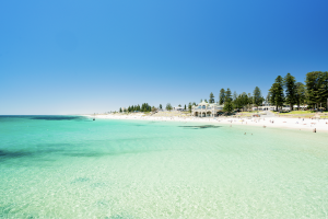 Cottesloe beach in Western Australia. 