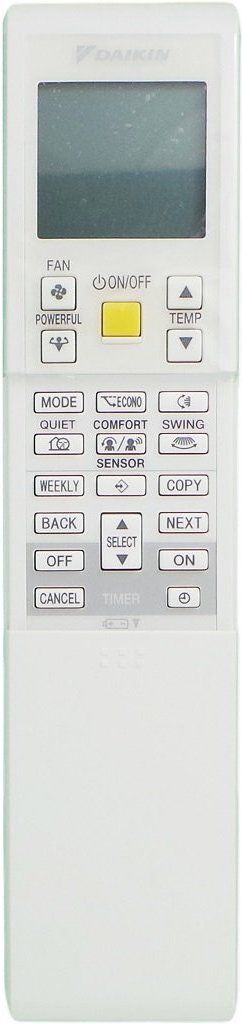 Daikin Airconditioning remote