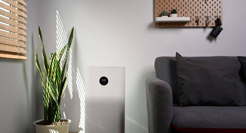 Living room air purifier.